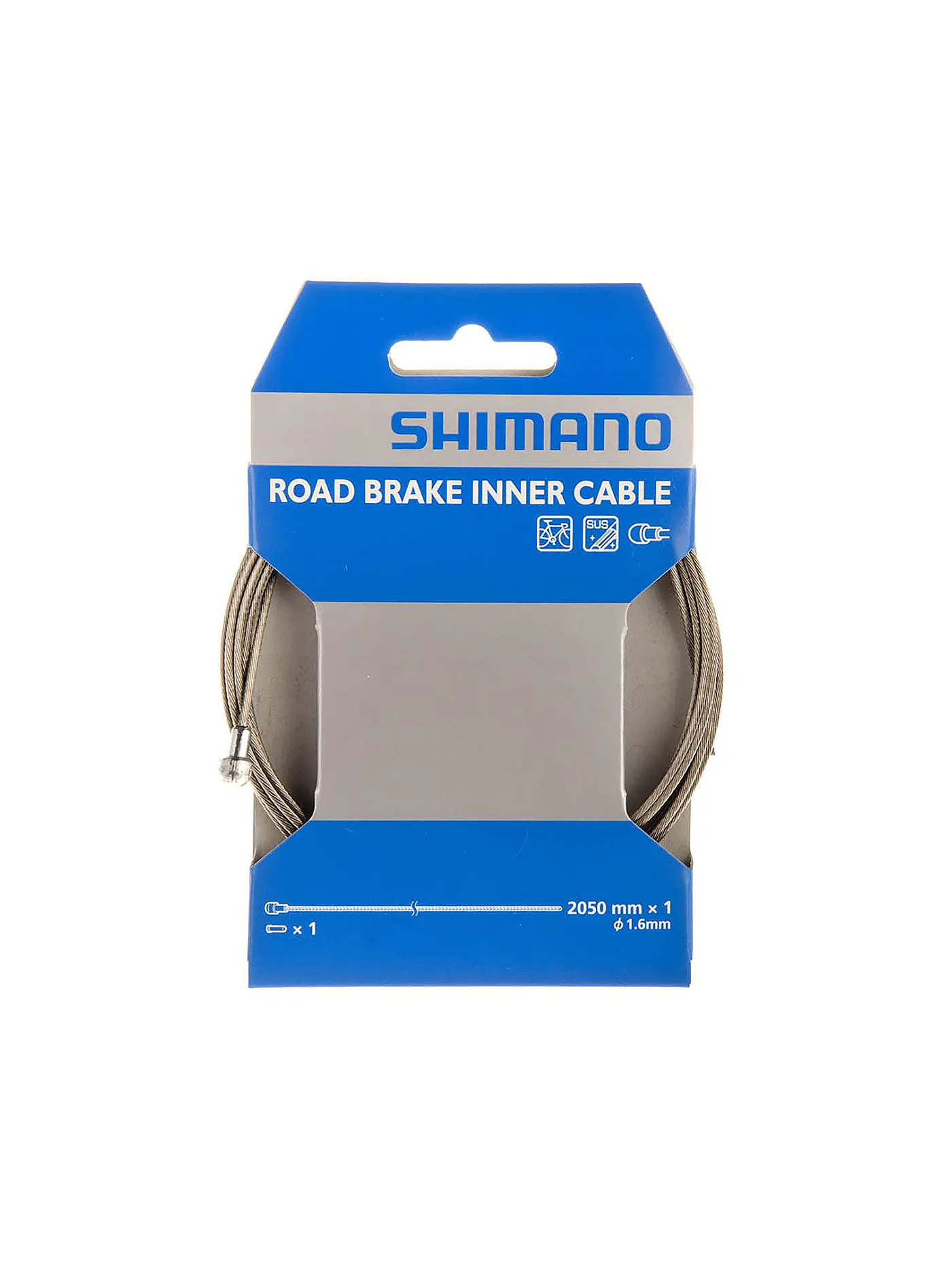 SHIMANO SB | Fahrrad-Bremsseil Race 1,6x2050mm | 